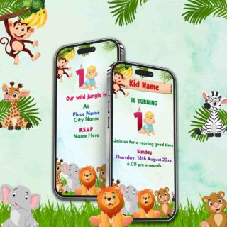 first birthday invitation card Video
