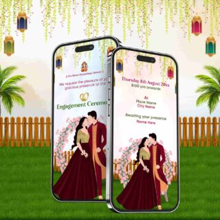 Engagement invitation video