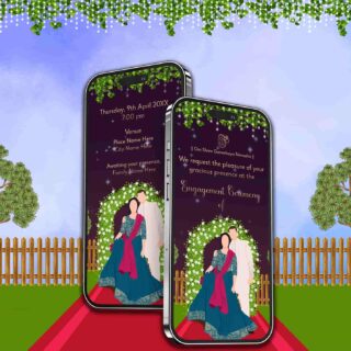 engagement ceremony invitation Card