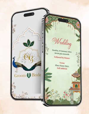 Modern Indian Wedding Invitation