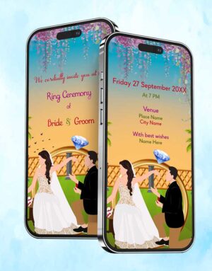 engagement ceremony invitation card online