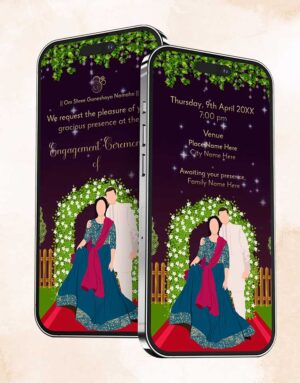 engagement digital invitation card online