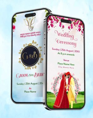 indian digital wedding invitation