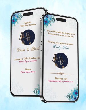 whatsapp wedding invitation card