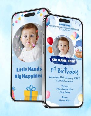 Personalized Kids Birthday Invitation Online