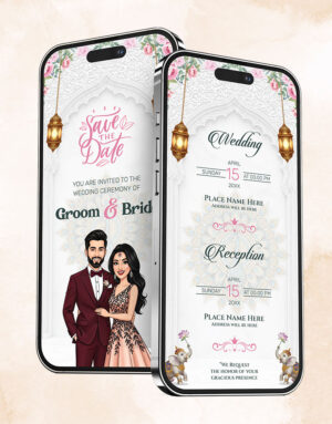 save the date digital card for whatsapp