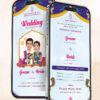 Modern Hindu Wedding Invite