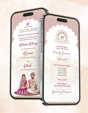 Traditional Sikh Wedding Invitation Video