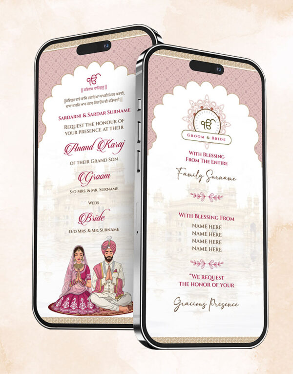 Traditional Sikh Wedding Invitation Video