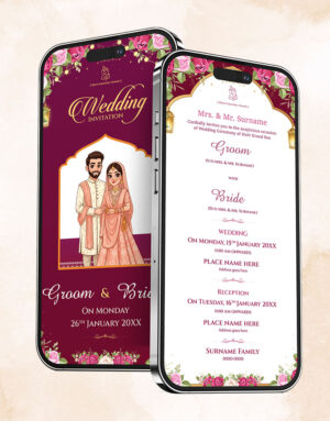 Animated Hindu Wedding Invitation