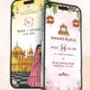 Punjabi Sikh Wedding Digital Invitation Card
