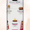 Punjabi Wedding Itinerary Digital Card