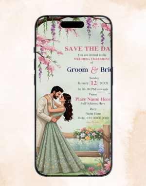 Save The Date Wedding Video Invitation