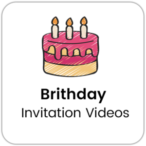 Birthday invitation video maker online