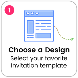 Choose wedding invitation video design