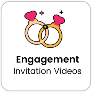 Engagement invitation video design