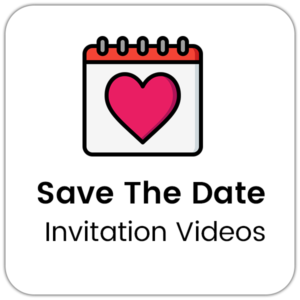 Animated save the date wedding invitation video