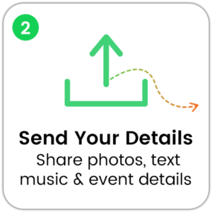 Send wedding invitation details online
