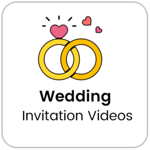 Wedding invitation video design services